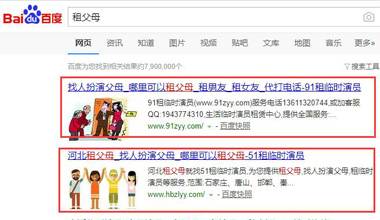网站优化排名:租父母